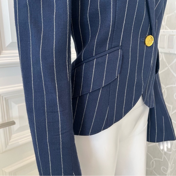 Smythe Navy Pinstripe Blazer - Picture 5 of 11